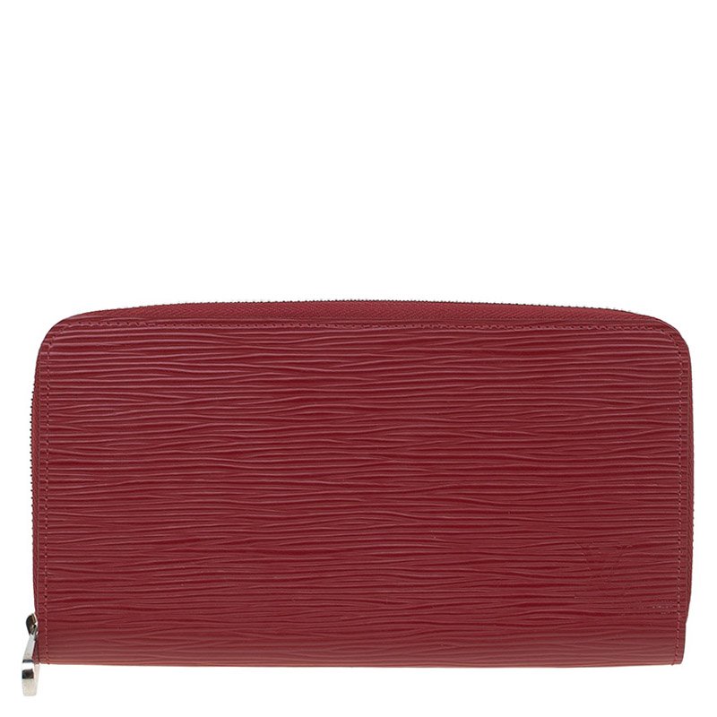Louis Vuitton Zipper Wallet purse Carrera purse Beige Grey Leather  ref.131032 - Joli Closet