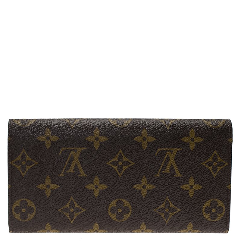 Louis Vuitton Emilie monogram, green wallet (CA5102)