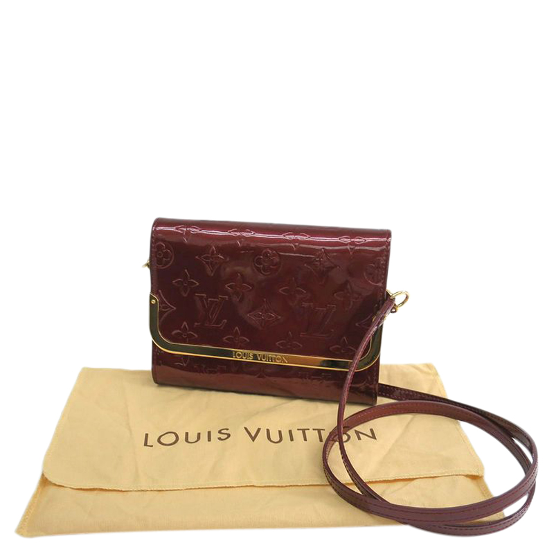 Louis Vuitton Rouge Fauviste Monogram Vernis Rossmore PM Bag Louis