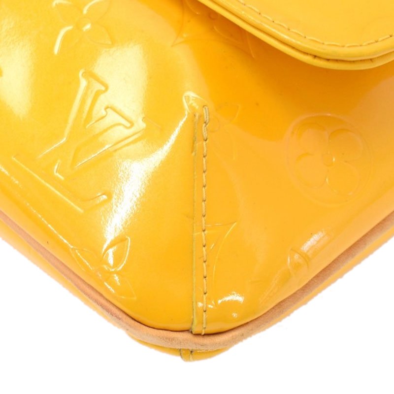 Louis Vuitton Jaune Passion Monogram Vernis Thompson Street Bag Louis  Vuitton