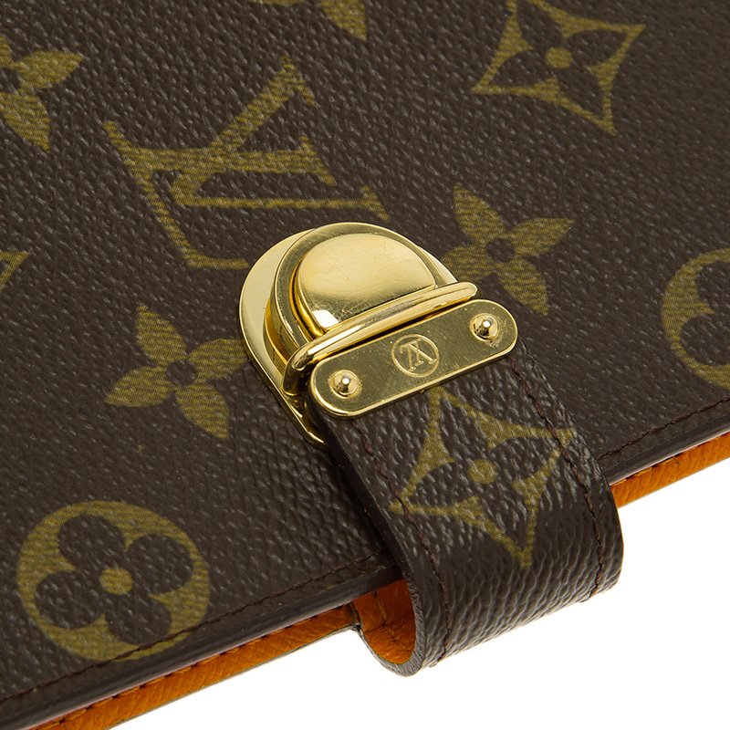 LOUIS VUITTON Monogram Koala Small Ring Agenda Orange 1297702