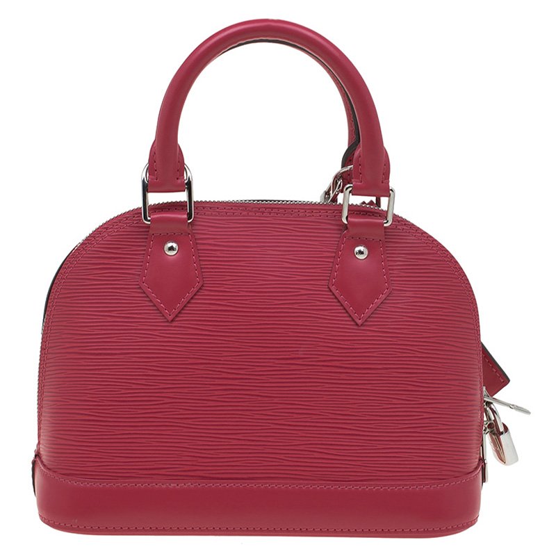 Louis Vuitton Epi Alma BB w/ Strap - Pink Handle Bags, Handbags - LOU799186