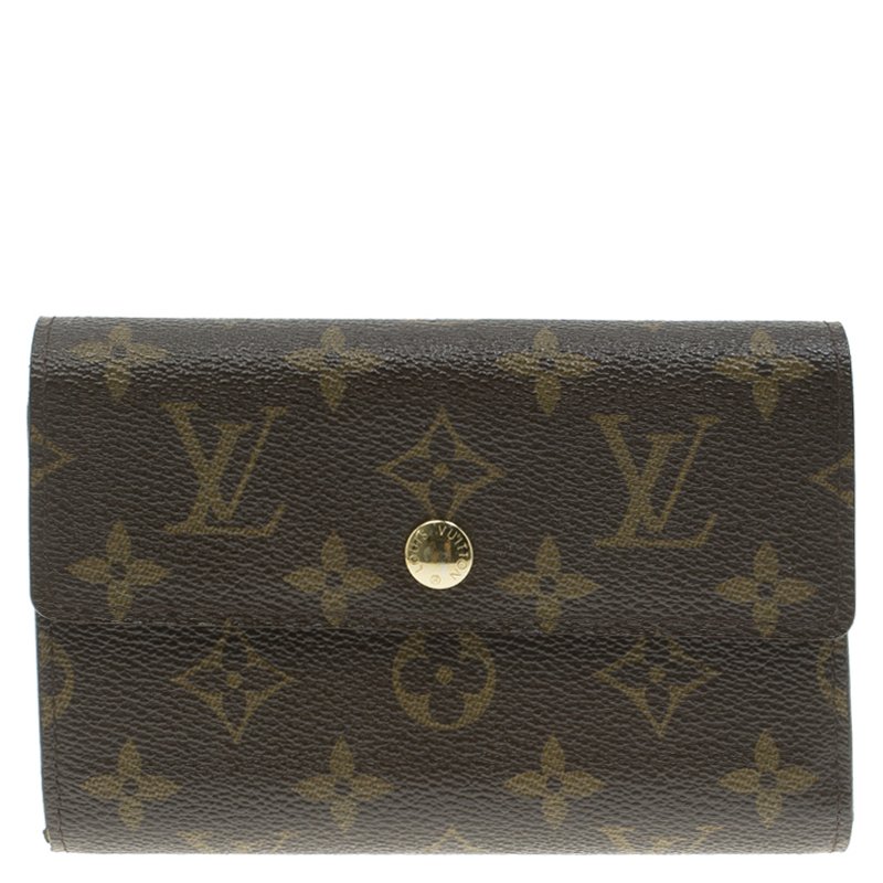 Pre Owned Louis Vuitton Monogram Canvas Alexandra Wallet