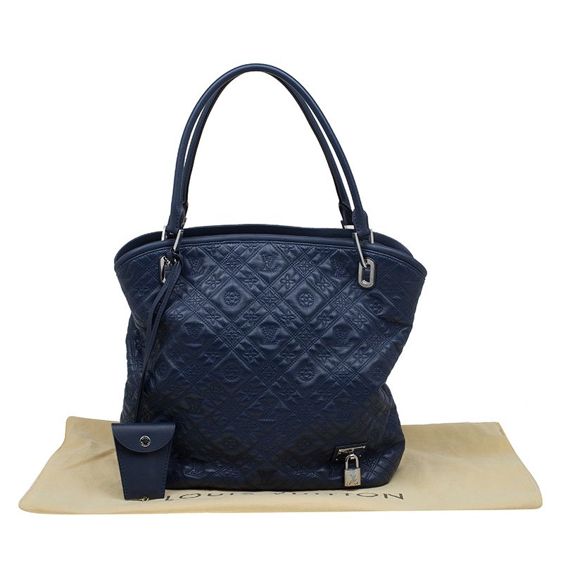 Louis Vuitton Blue Monogram Antheia Leather Lilia PM Bag Louis Vuitton
