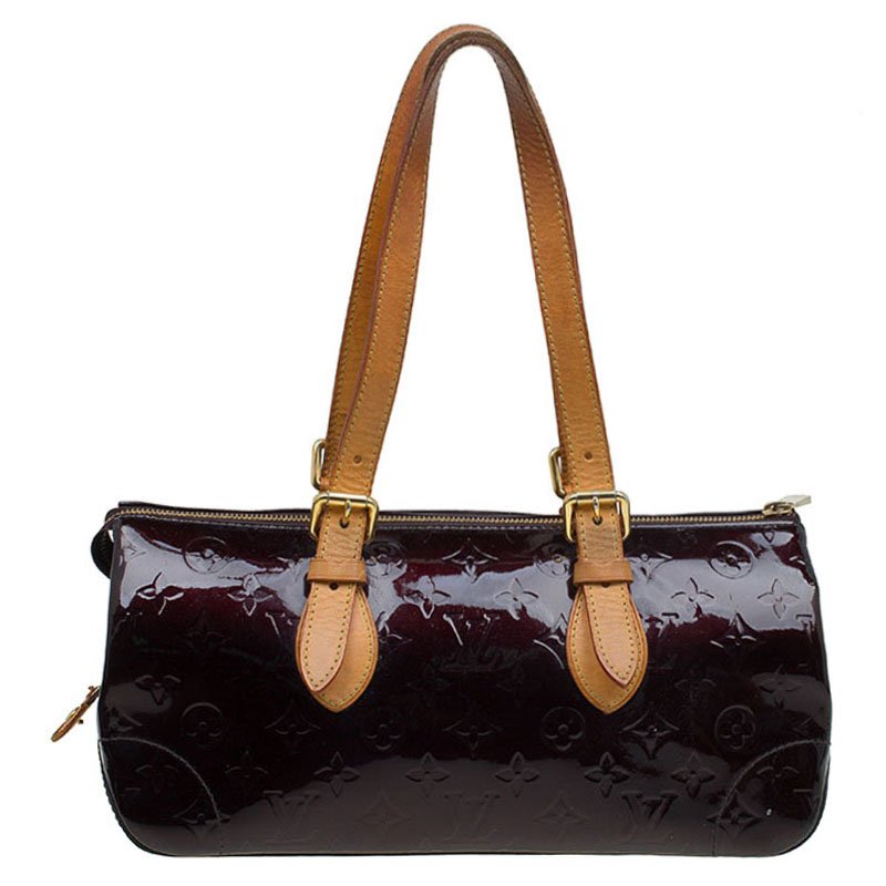 Pre Owned حقيبة لوي فيتون روزود افينو فيرنيه مونوغرامي عنابية