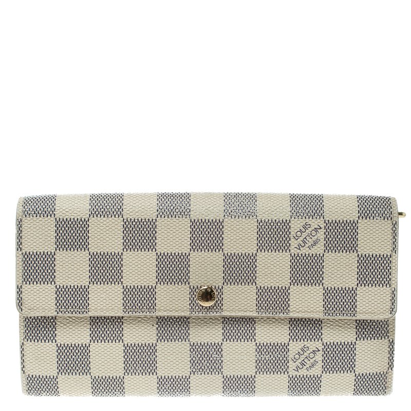 Louis Vuitton Damier Azur Canvas Sarah Wallet