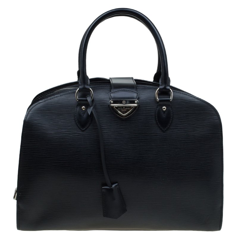 Pre Owned حقيبة لوي فيتون بون نوف جلد أيبي سوداء GM