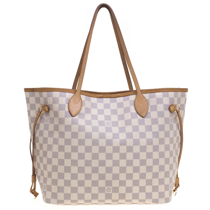 Authentic Louis Vuitton Damier Neverfull Mm Tote Bag – Bag Poster