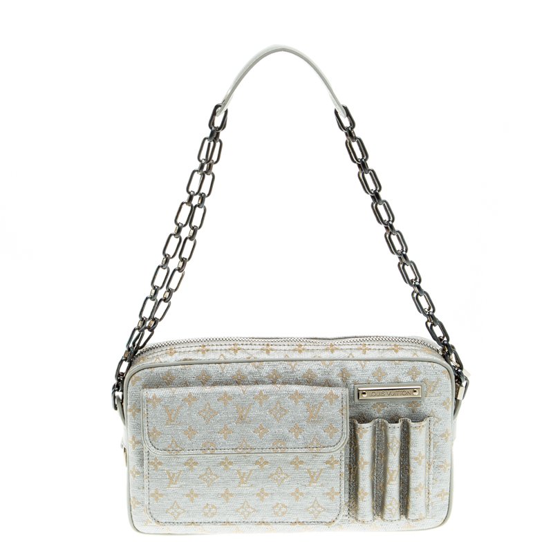 Louis Vuitton Silver Monogram Shine Mini Lin Limited Edition Mckenna Bag
