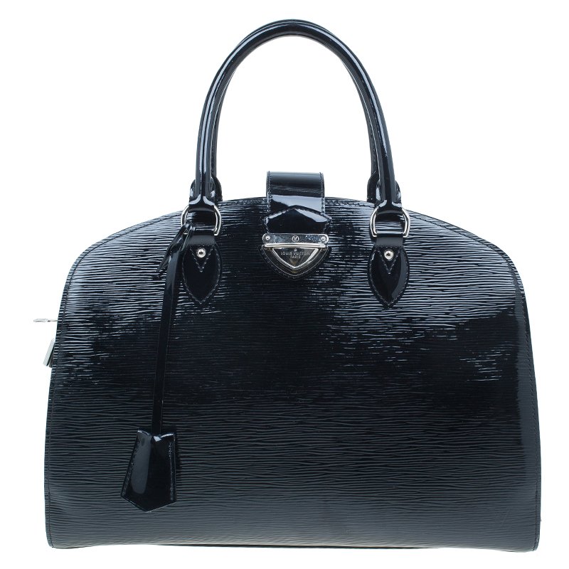 Pre Owned حقيبة لوي فيتون بون نوف جلد أيبي أسود GM