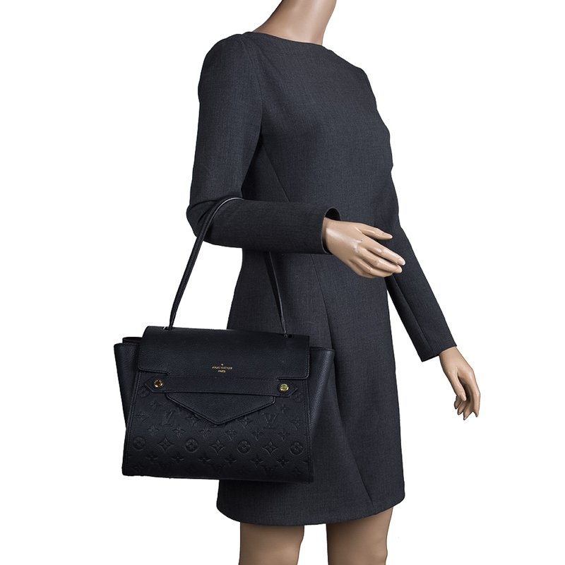 Louis Vuitton Trocadero Handbag Monogram Empreinte Leather Neutral