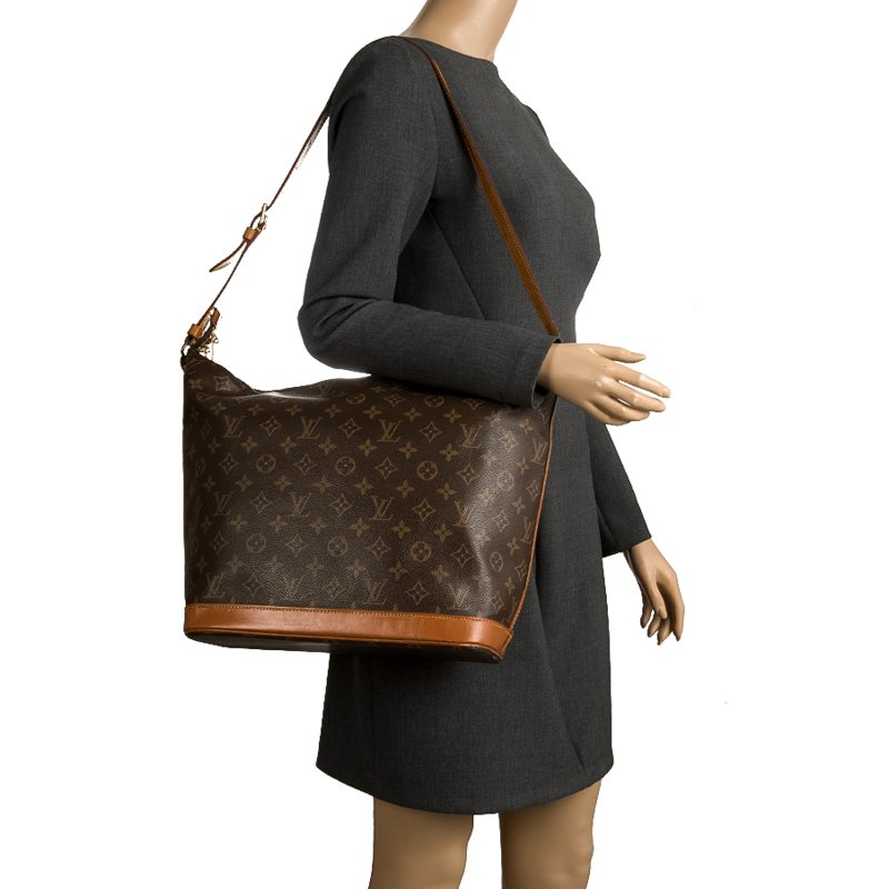 Louis Vuitton Auth Amfar Sharon Stone Limited Edition Bag Brown