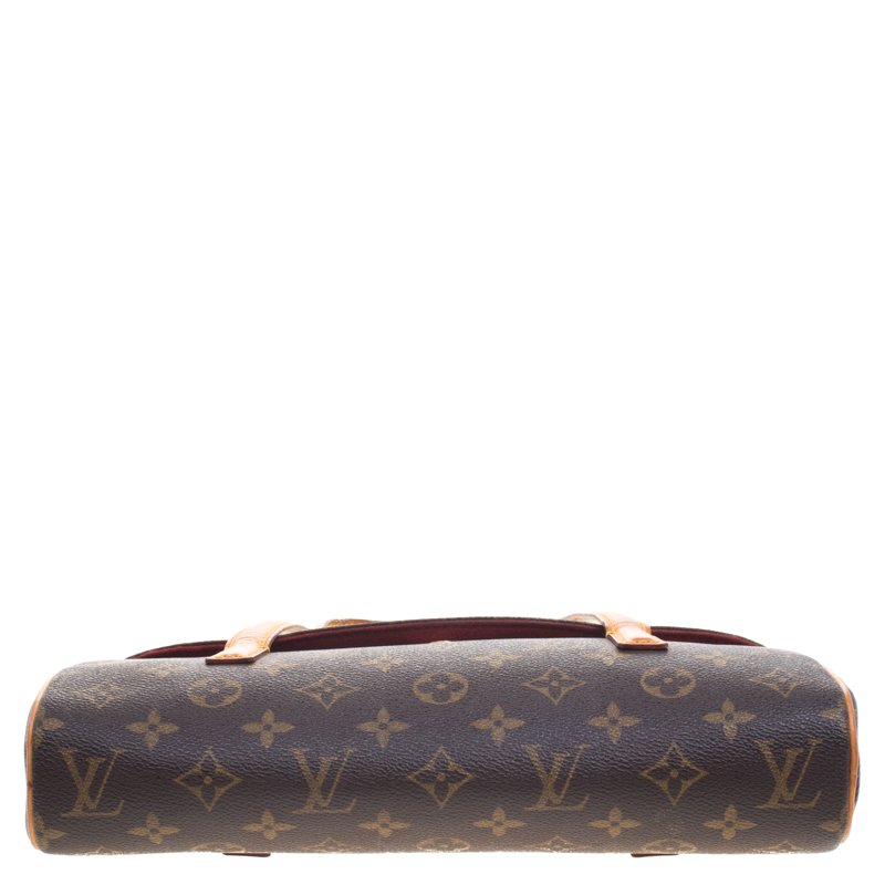 Louis Vuitton Monogram Sonatine M51902 Brown Cloth ref.734154
