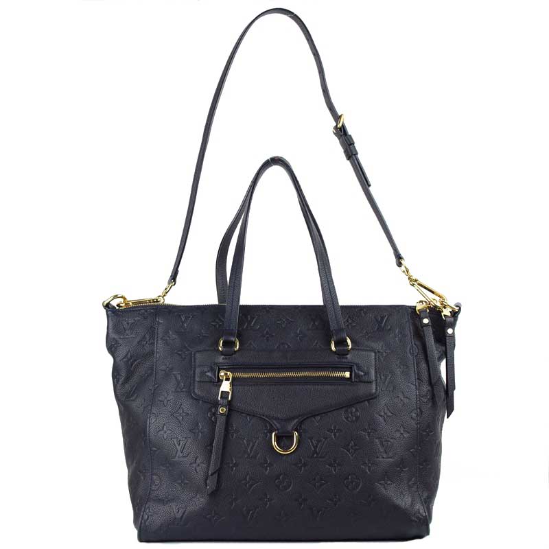 Auth LOUIS VUITTON Empreinte LUMINEUSE Navy Blue Infini Monogram