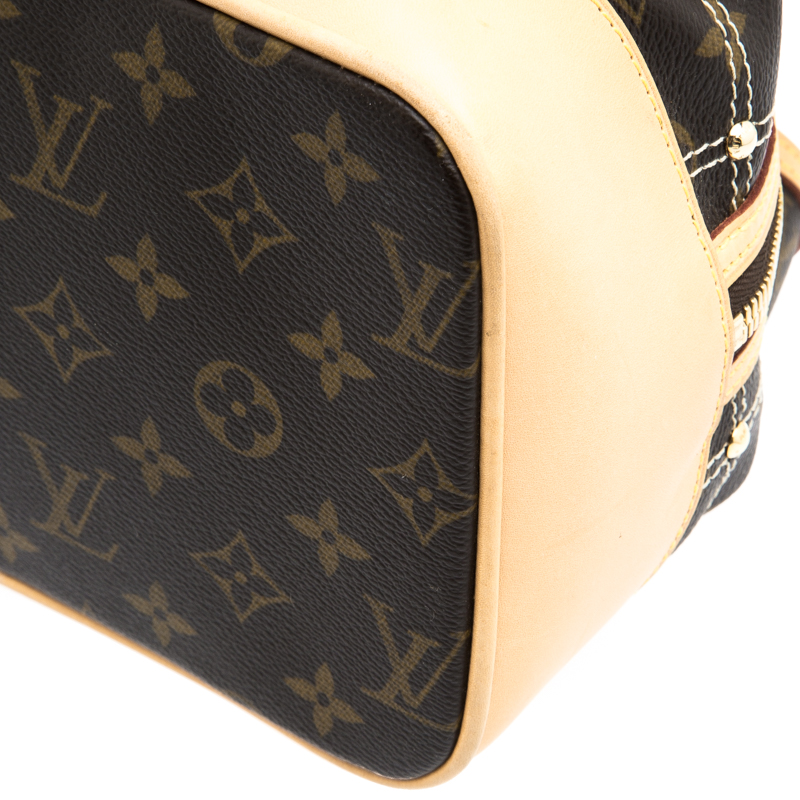 Louis Vuitton, Bags, Louis Vuitton Limited Edition Riveting Brown Gold  Monogram Leather Tote M440