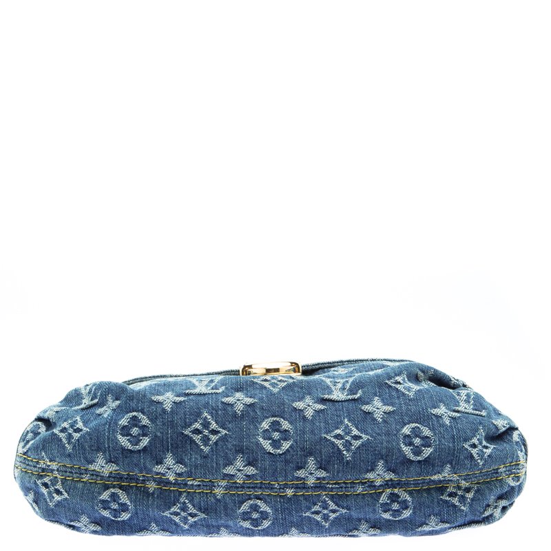 Buy Louis Vuitton Pleaty Handbag Denim Mini Blue 2817002