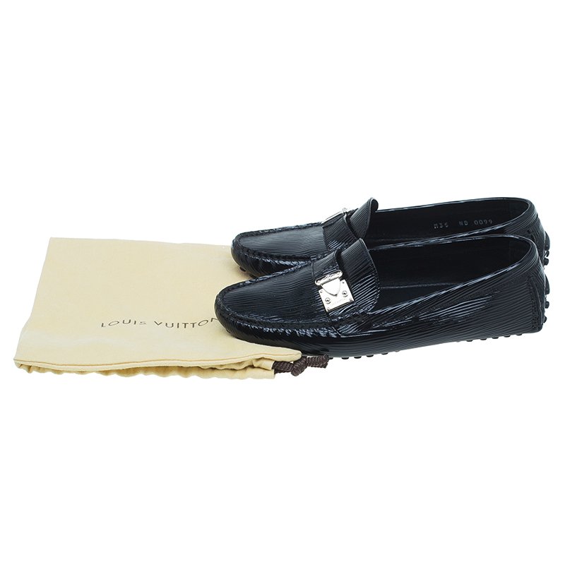 Louis Vuitton Black Epi Leather Zen Loafers Size 35 Louis Vuitton