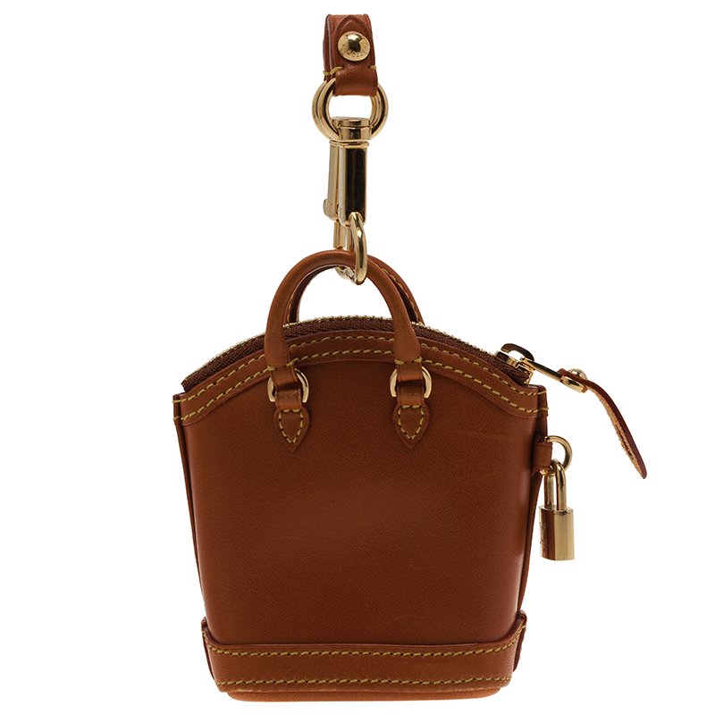 Louis Vuitton Brown Lockit Collector's Mini Bag Charm