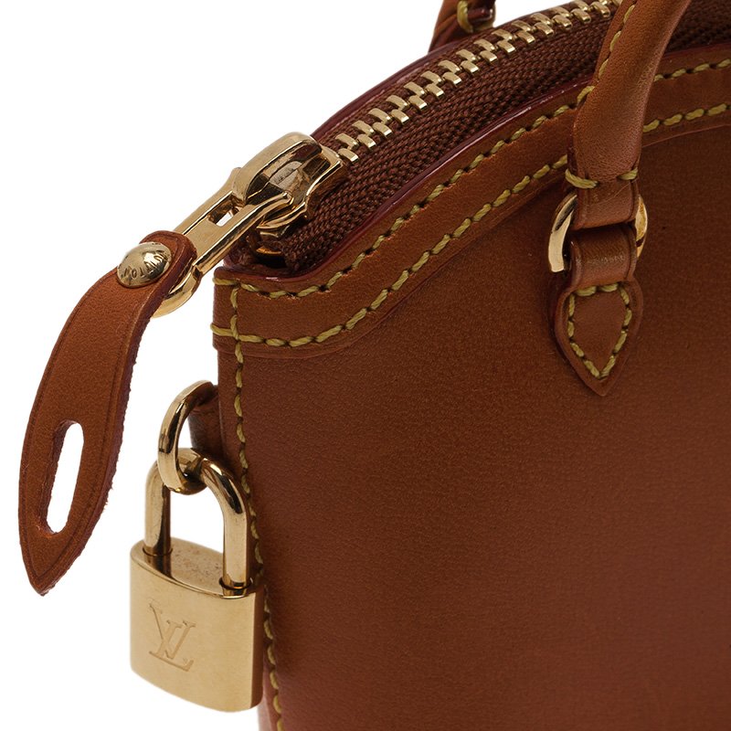 Louis Vuitton Brown Lockit Collector's Mini Bag Charm Louis Vuitton