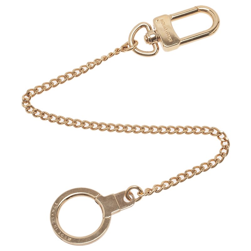 Louis Vuitton Gold Ring Key Chain