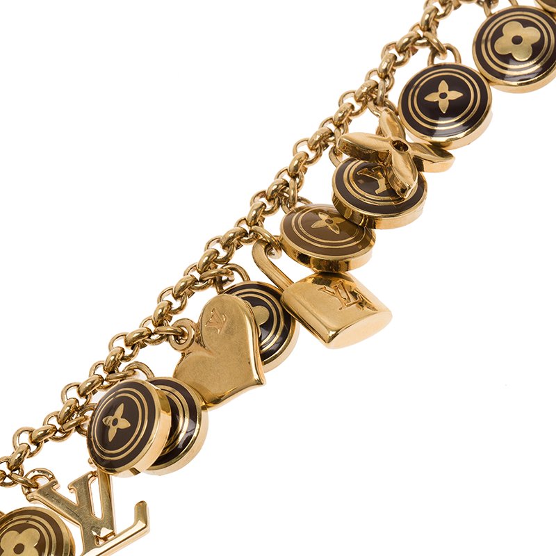 Bag charm Louis Vuitton Gold in Metal - 35487096