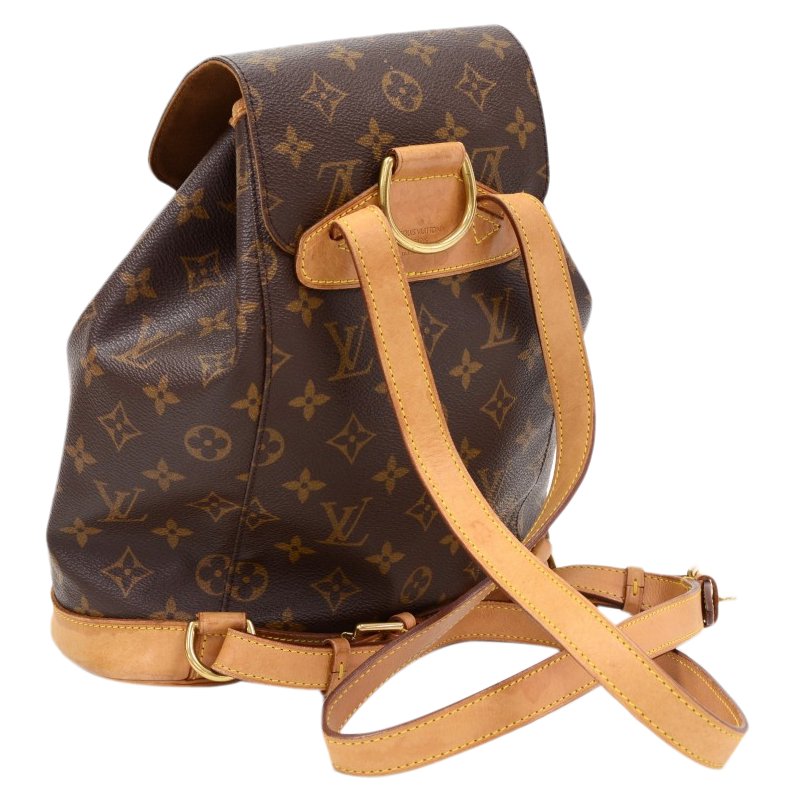 Louis Vuitton Montsouris MM Backpack  Brown Backpacks Handbags  LOU29666   The RealReal