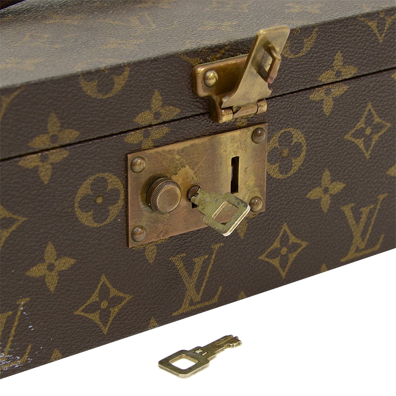 Louis Vuitton Boite A Tout Jewelry Case Monogram Canvas Brown 13654935