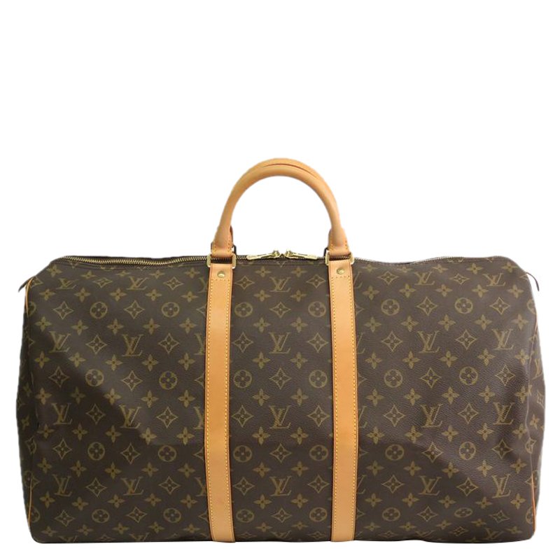 Pre Owned Louis Vuitton Monogram Canvas Keepall 55
