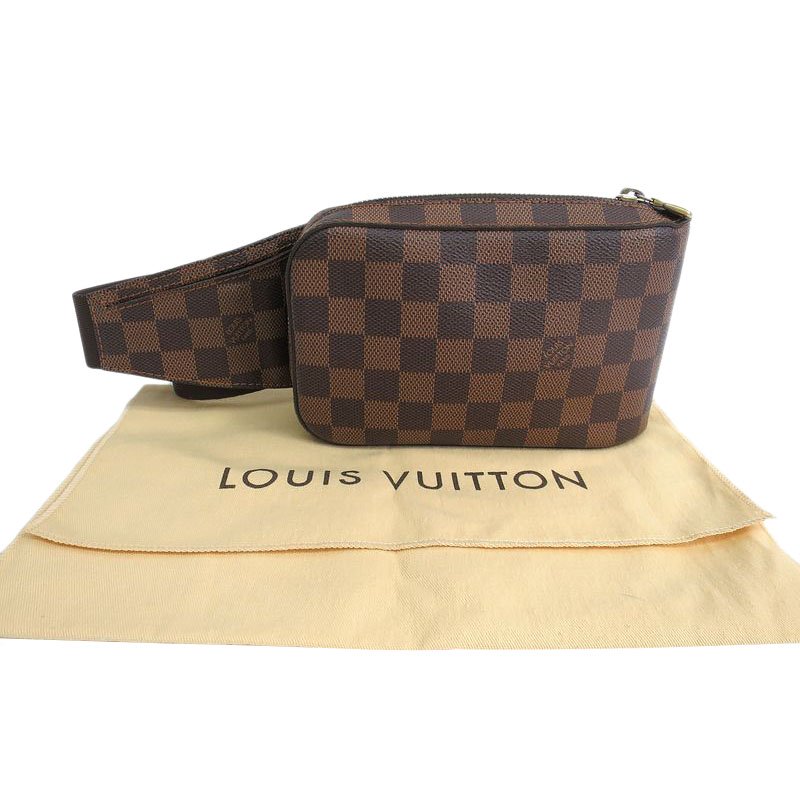 Geronimo cloth travel bag Louis Vuitton Brown in Cloth - 34357096