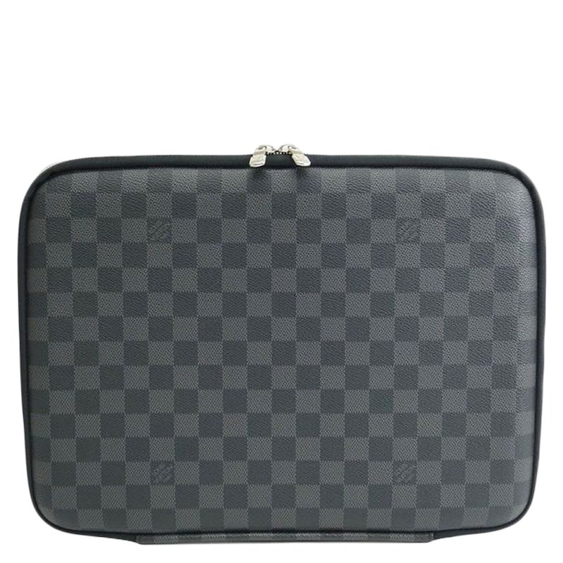 Louis Vuitton Damier Graphite Canvas Sleeve PM Laptop Bag Louis Vuitton | TLC