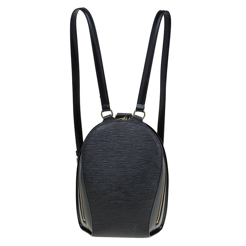 Louis Vuitton Black Epi Leather Mabillon Backpack Bag Louis Vuitton