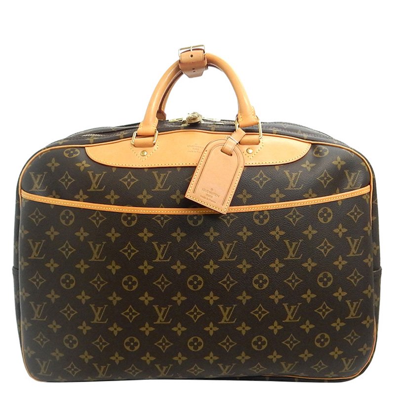 Pre Owned Louis Vuitton Monogram Canvas Alize 24 Heures Briefcase 