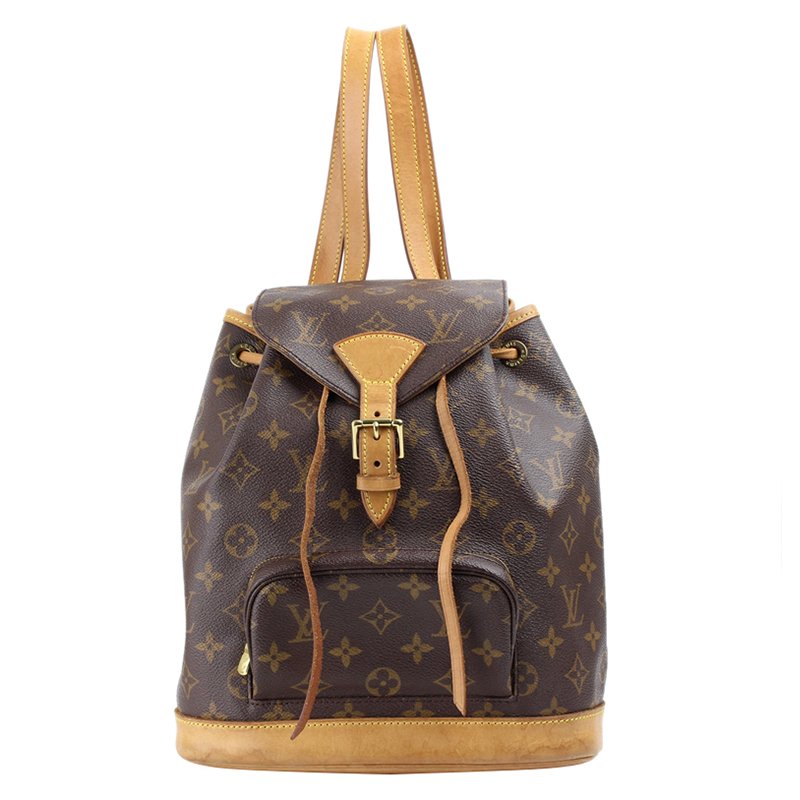 Pre Owned Louis Vuitton Monogram Canvas Montsouris Backpack MM