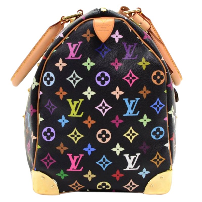 Louis Vuitton Black Monogram Multicolore Keepall 45 Overnight Bag., Lot  #56212