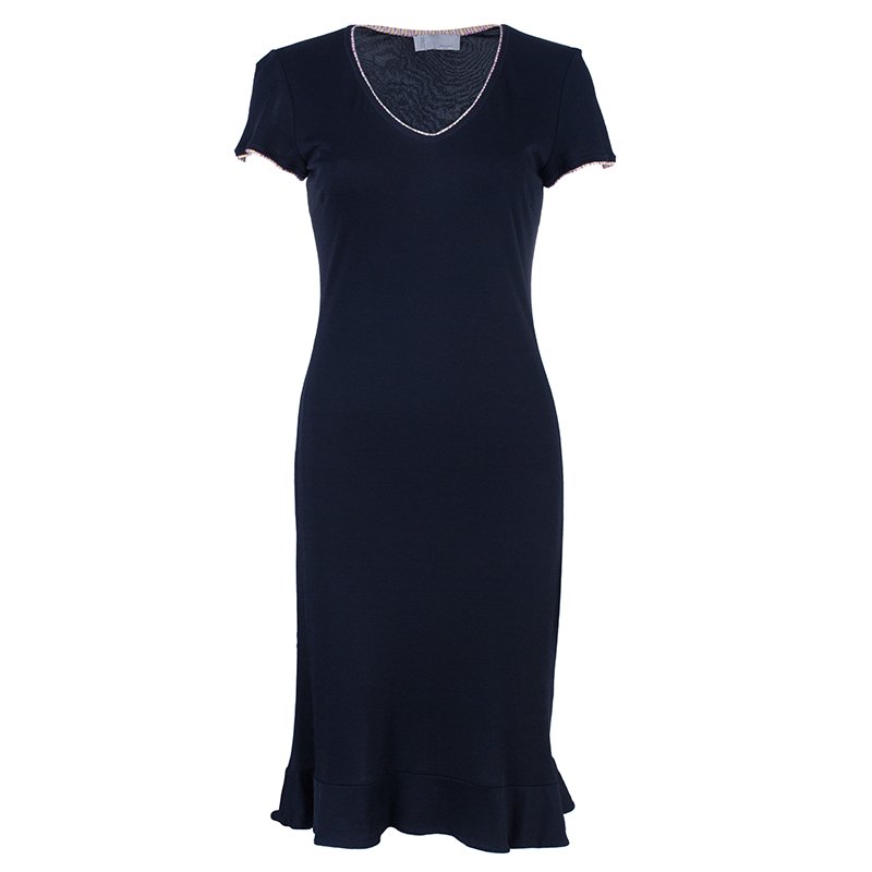 Pre Owned M Missoni Black Stretch Dress S