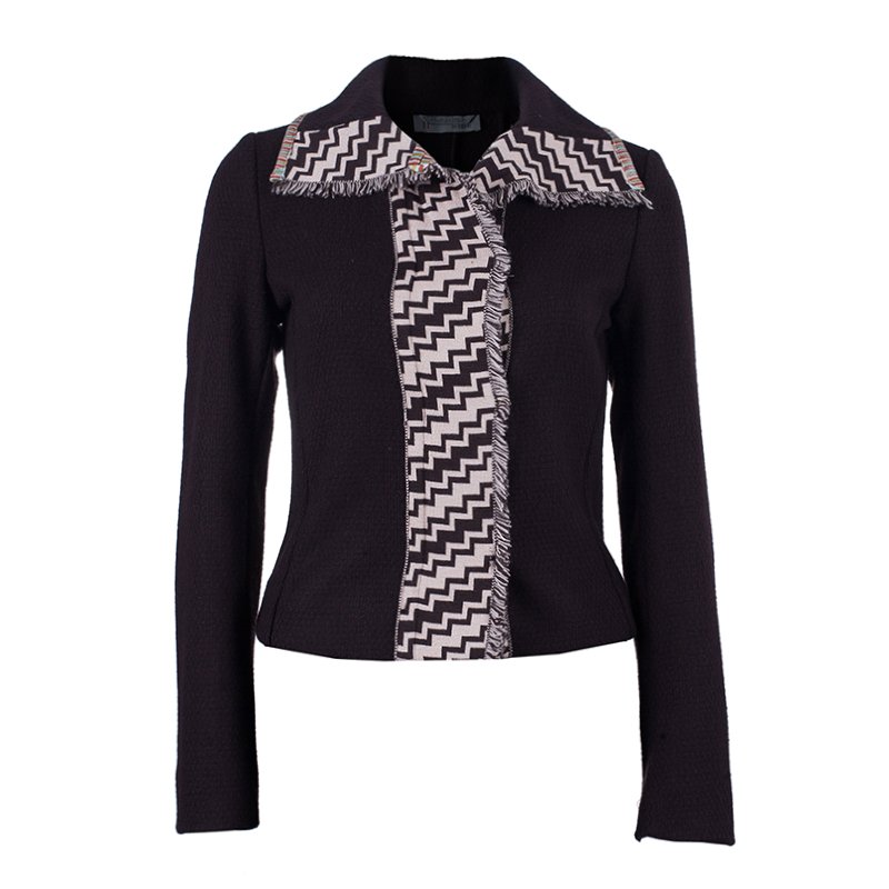 Pre Owned M Missoni Brown Jacket XS