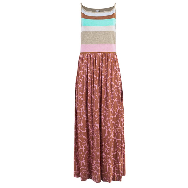 M Missoni Multi-print Maxi Dress L