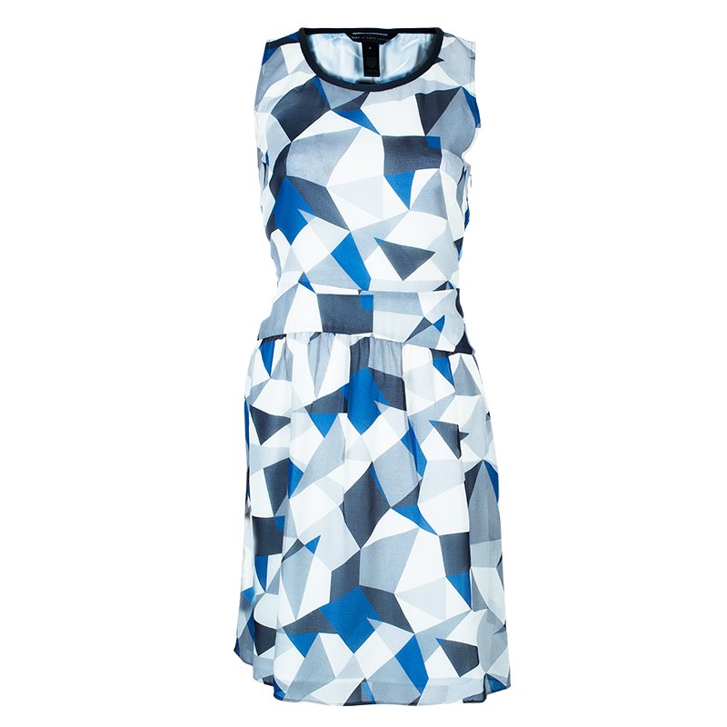 مملوكة مسبقًا Marc by Marc Jacobs Geometric Printed Dress M