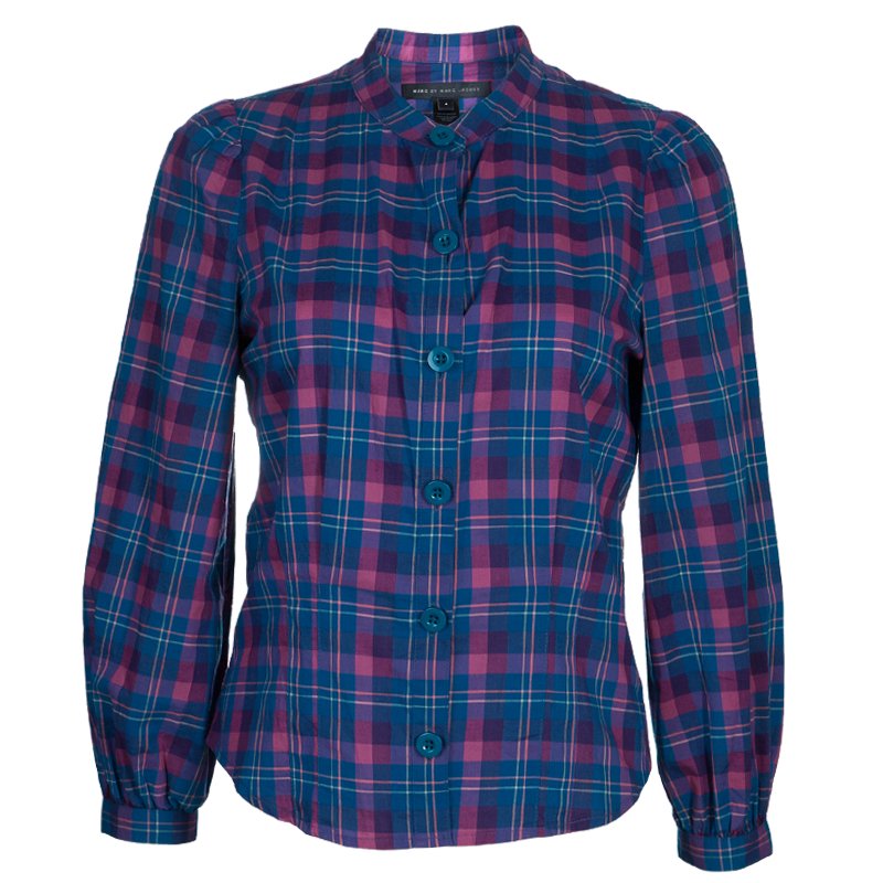 Pre Owned Marc By Marc Jacobs Plaid Shirt S