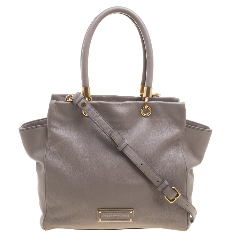 Marc by Marc Jacobs Grey Leather Too Hot To Handle Tote