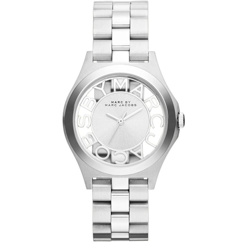 Pre Owned Marc by Marc Jacobs Silver Stainless Steel MBM3291 Women's Wristwatch 32MM