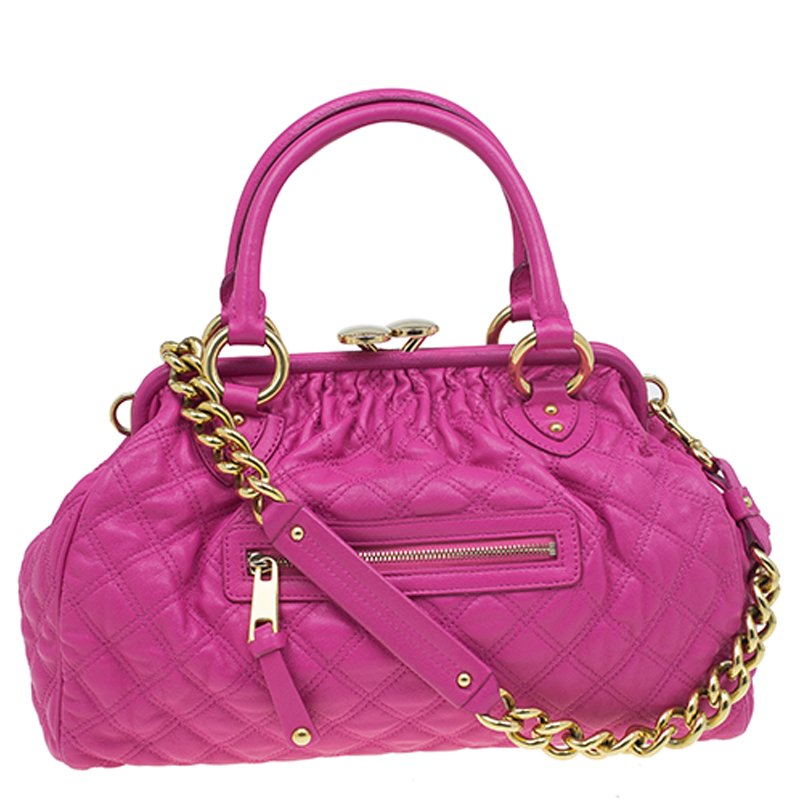 Marc Jacobs Pink Quilted Leather Stam Satchel Marc Jacobs | TLC