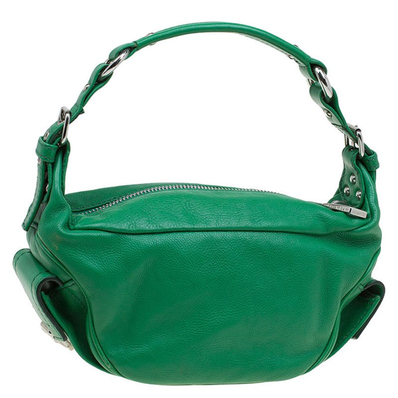 Pre Owned Marc Jacobs Green Leather Small Katie Shoulder Bag
