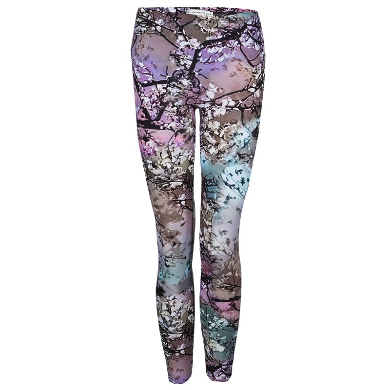 Mary Katrantzou Multicolor Digital Print Leggings S