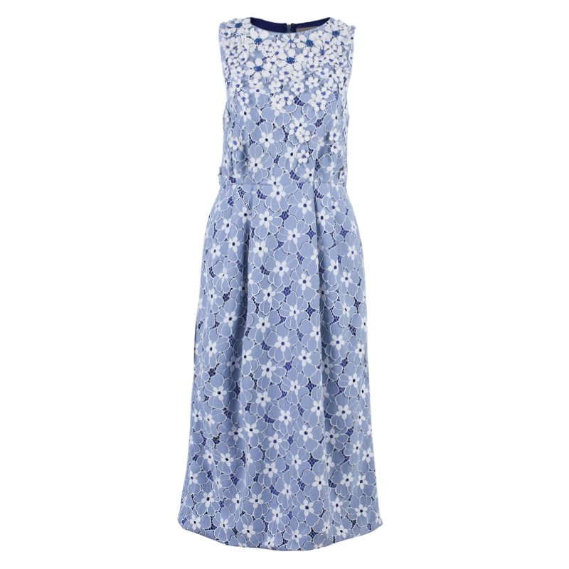Matthew Williamson Floral Textured Dress M