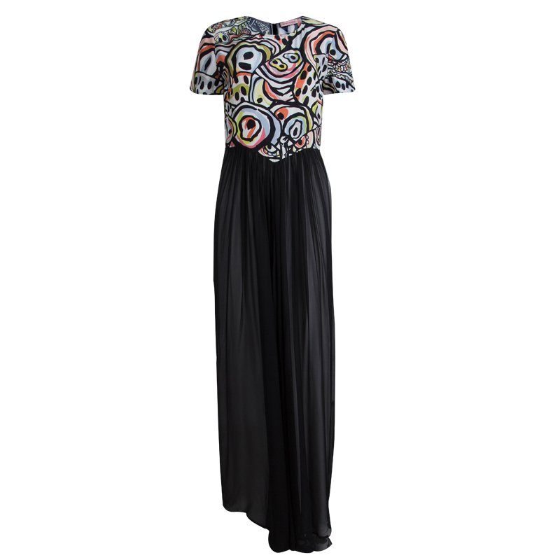 Matthew Williamson Multicolor Printed Silk Maxi Dress M