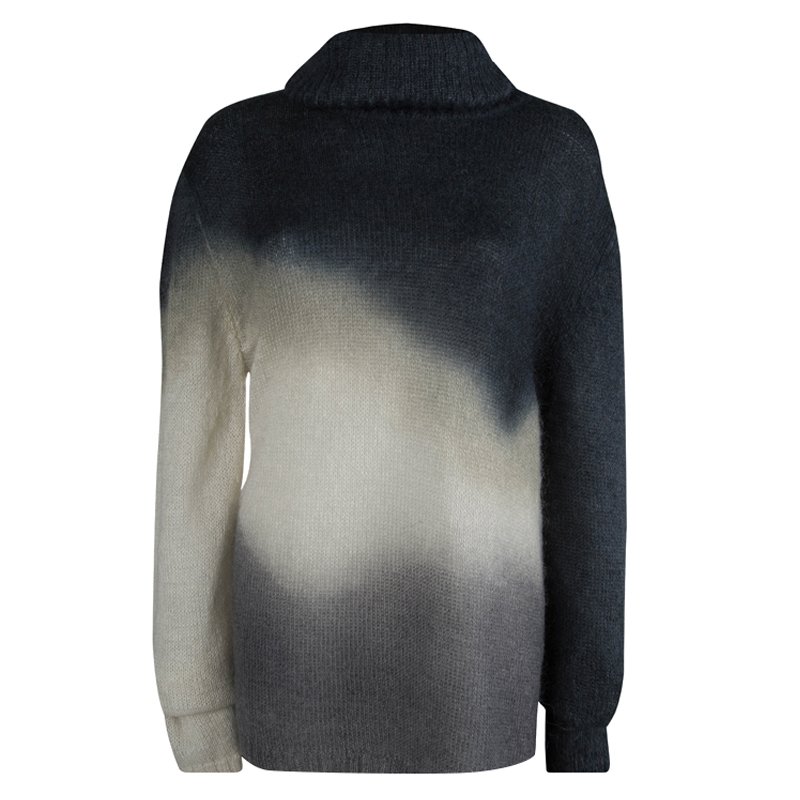 McQ By Alexander McQueen Ombre Effect Turtleneck Sweater L