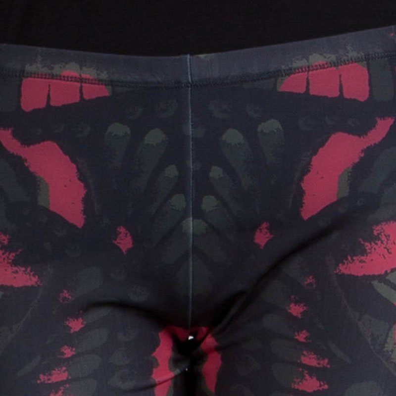 Pre Owned McQ by Alexander McQueen Green Printed Leggings S