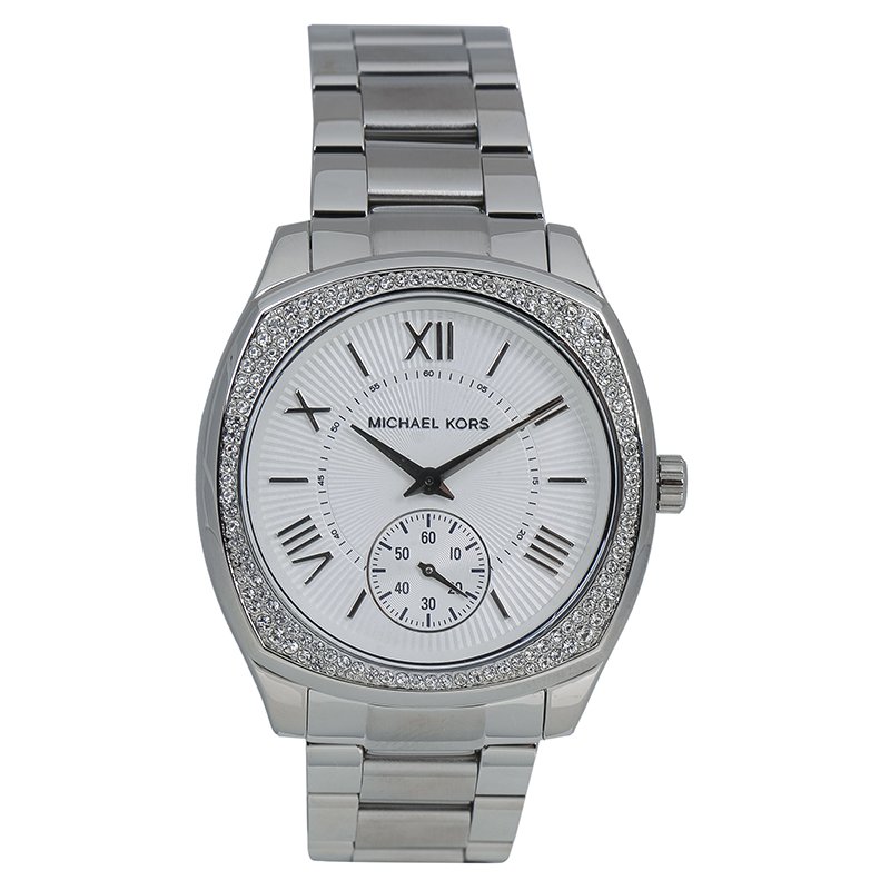 Michael Kors Silver Stainless Steel Bryn MK6133 Women's Wristwatch 40MM