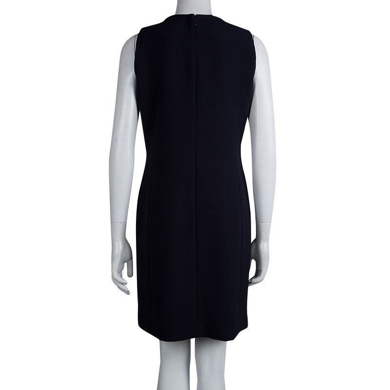 michael kors navy sleeveless dress